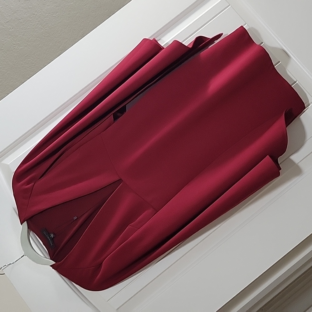 Deep V cape Dress